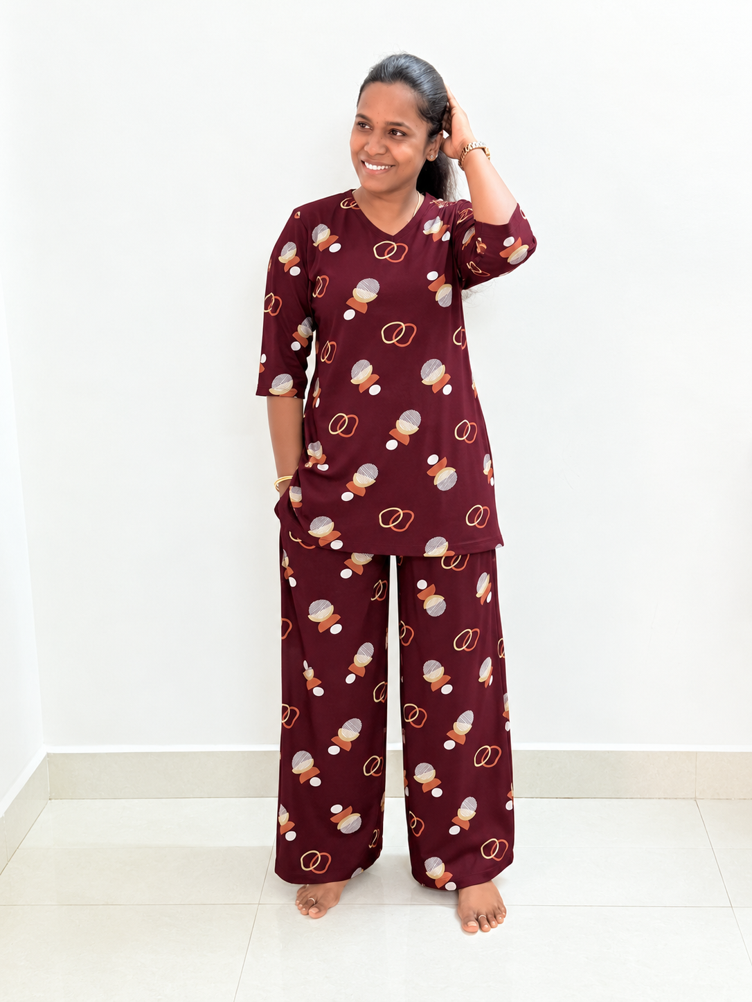 *PREBOOKING* - Premium Quality - Women's Kurthi night set - Ice scoops Kurthi set