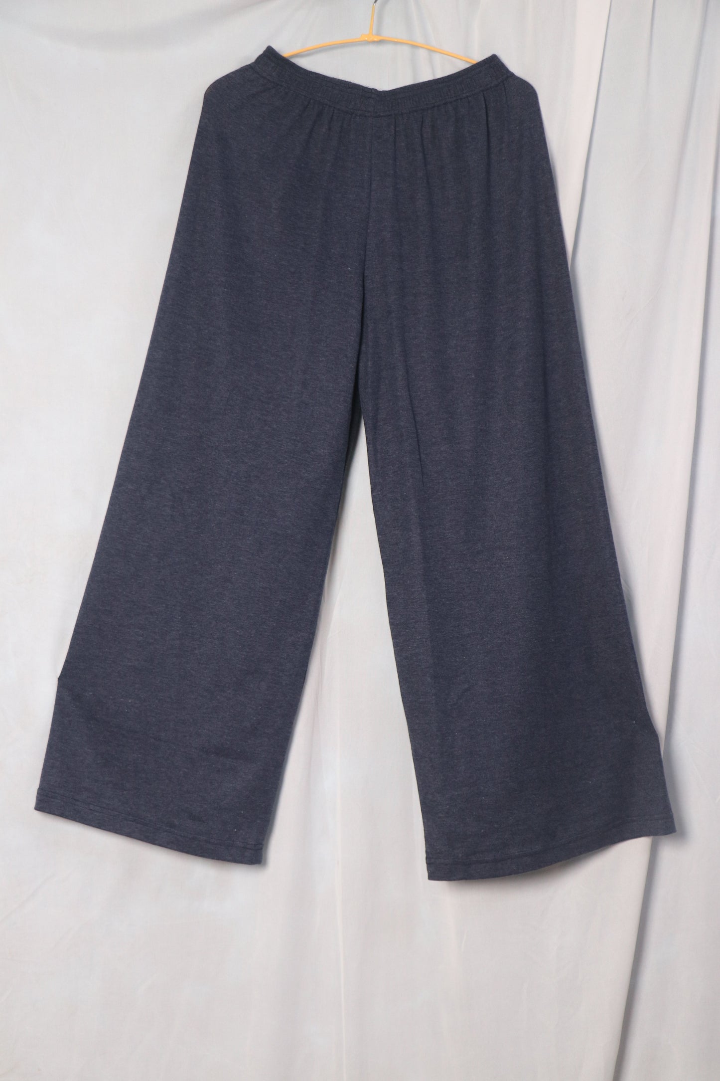Women's Palazzo pant 3/4th (Calf length) - Ash navy