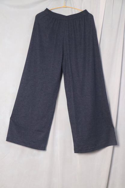 Super saver combo pack of 2 Women's Palazzo pant - Meroon and Ash navy (CHOOSE : Full length or 3/4th)