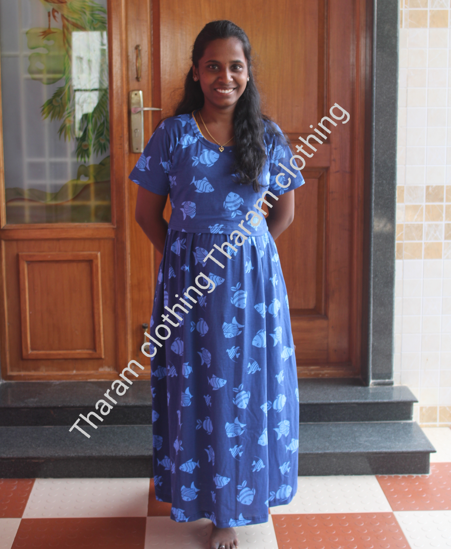 Feeding Lounge wear - TCBF09 - Navy Meenamma