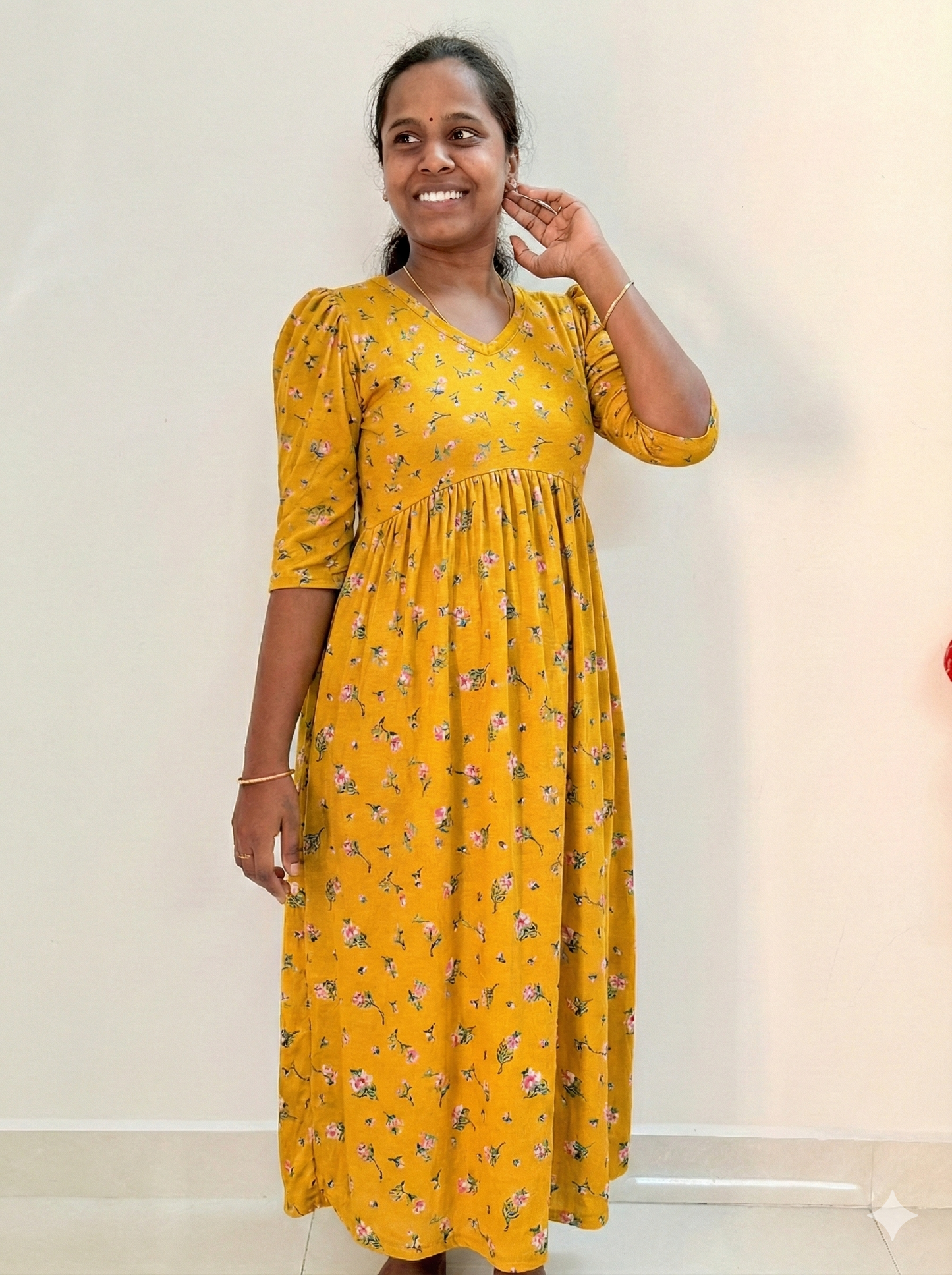 Premium - Soft Curvy peplum maxi- TCAPN01- Manja maina