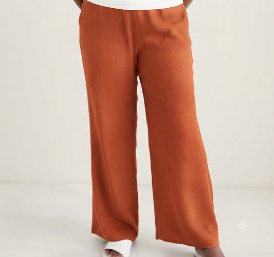 PREBOOKING - Women's Palazzo pant Full length - Oro corp