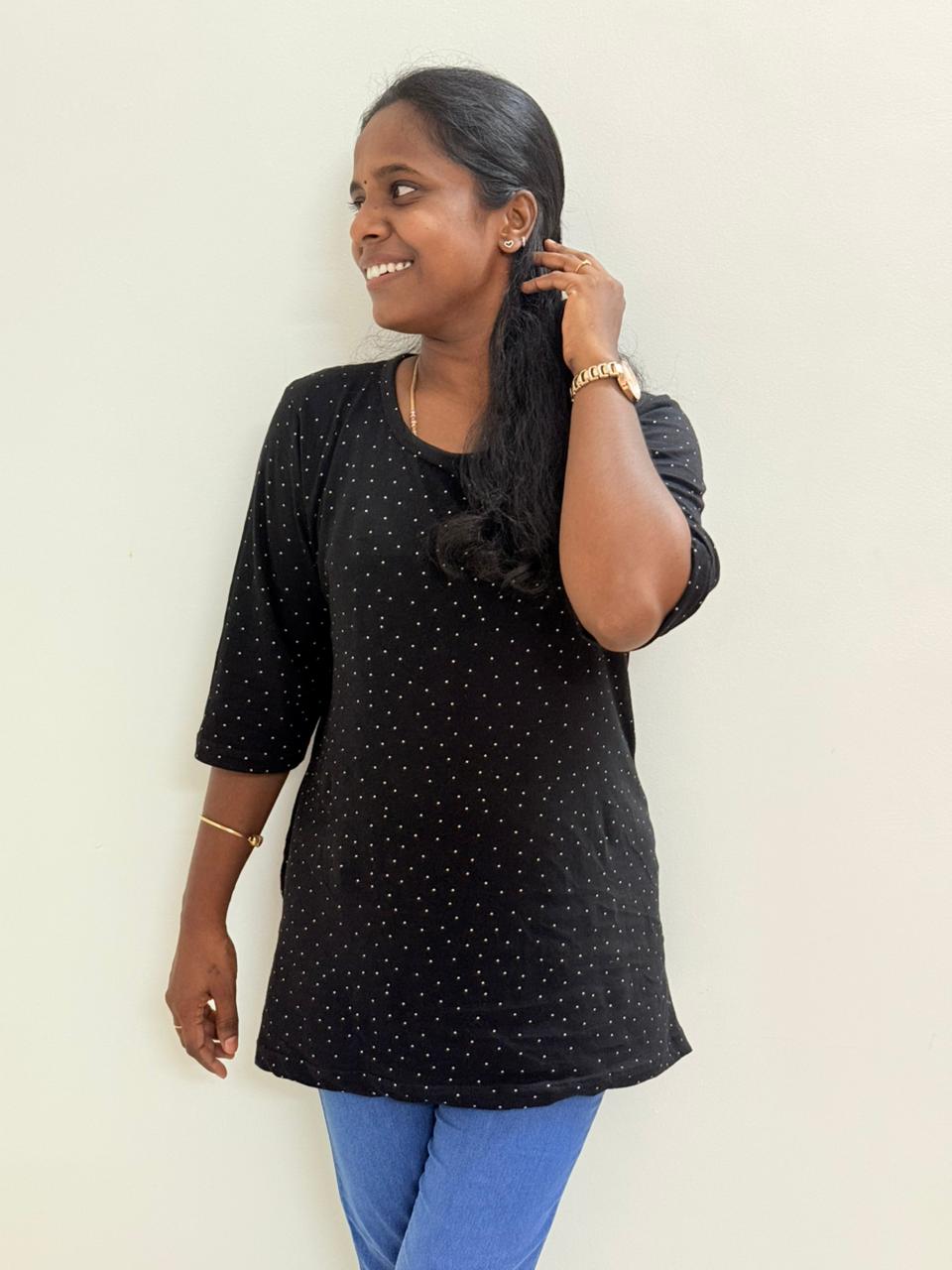 Women's Short Kur'TEES' - Midnight Sky
